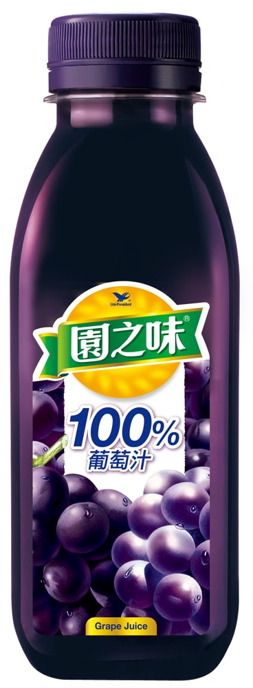 【統一】園之味100%果汁 葡萄PET 400ml(冷藏專區需滿$399才能出貨)