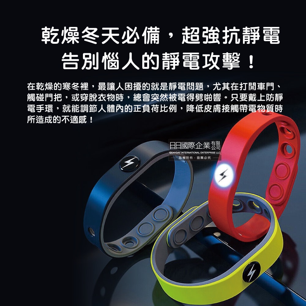 【狼盒 WOLFBOX】防靜電手環1入/盒(長度可調)