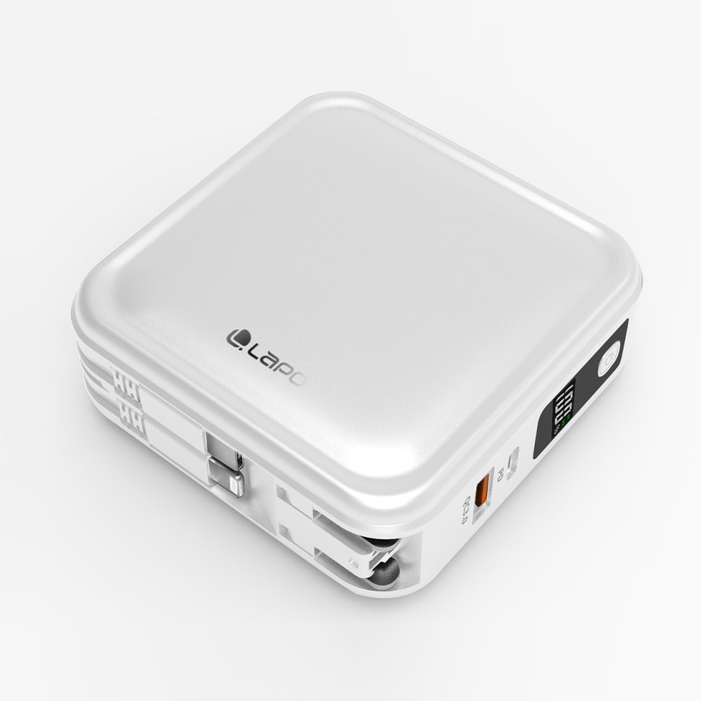【LaPO】超進化八合一 10000mAh 無線快充行動電源 WT-08 贈收納包