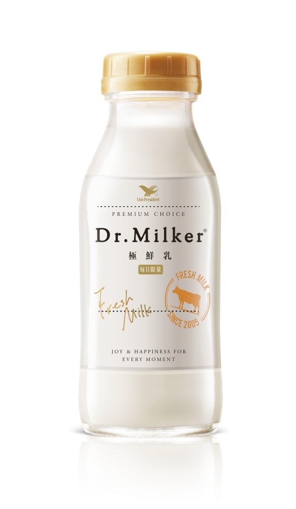 【統一】Dr.Milker極鮮乳脂肪無調整玻璃瓶250ml(冷藏專區需滿$399才能出貨)