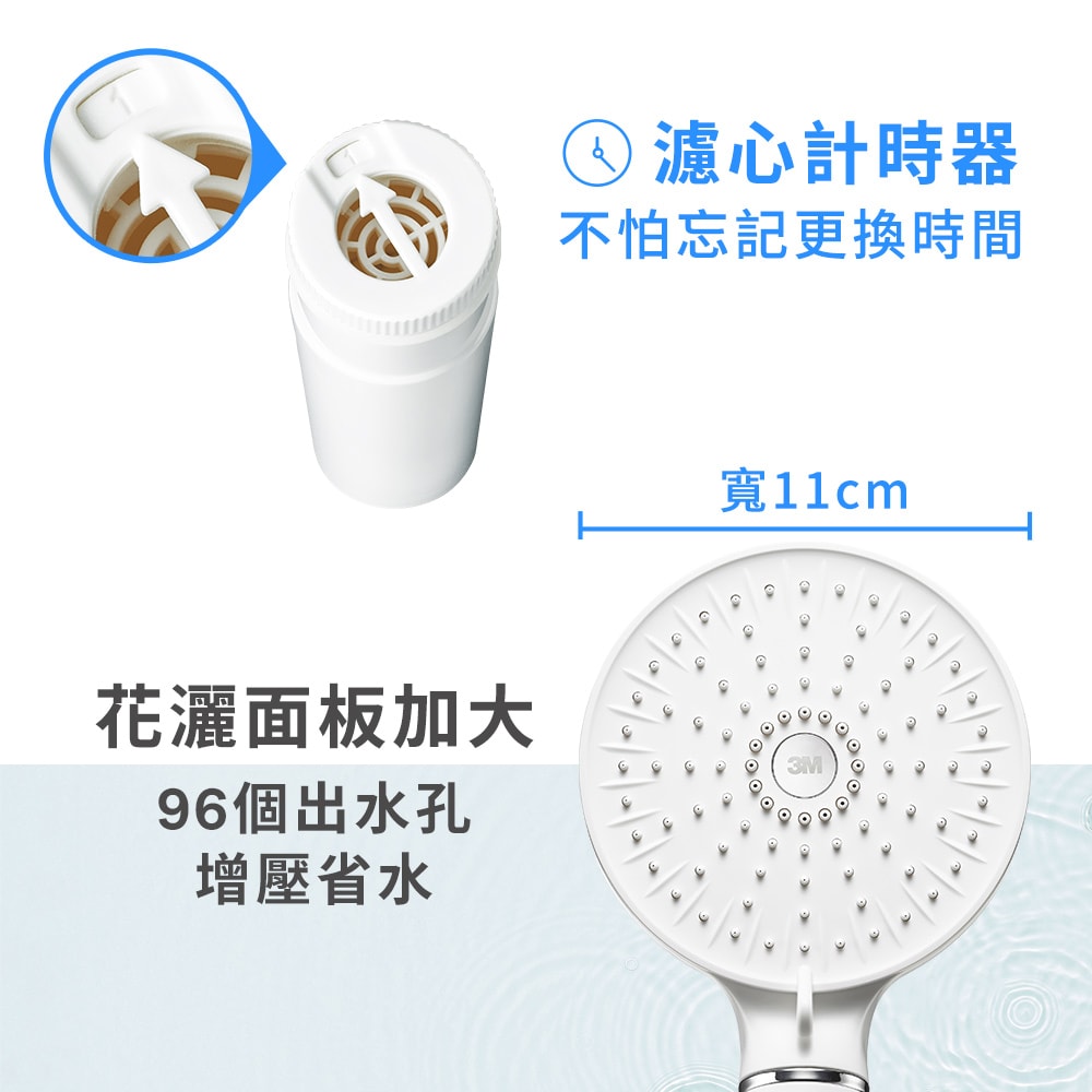【3M】SF500 ShowerCare 除氯蓮蓬頭