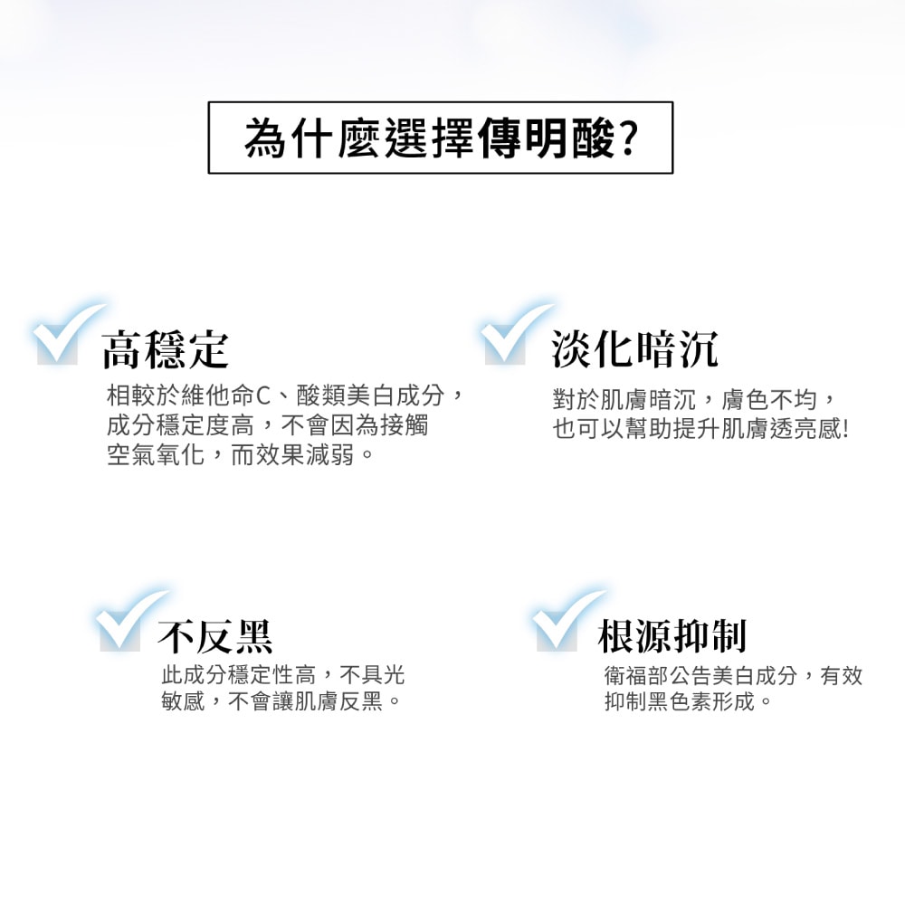 【DF美肌醫生】傳明酸超透亮淨白凝凍(plus B3) (30ml/瓶)  2瓶/組
