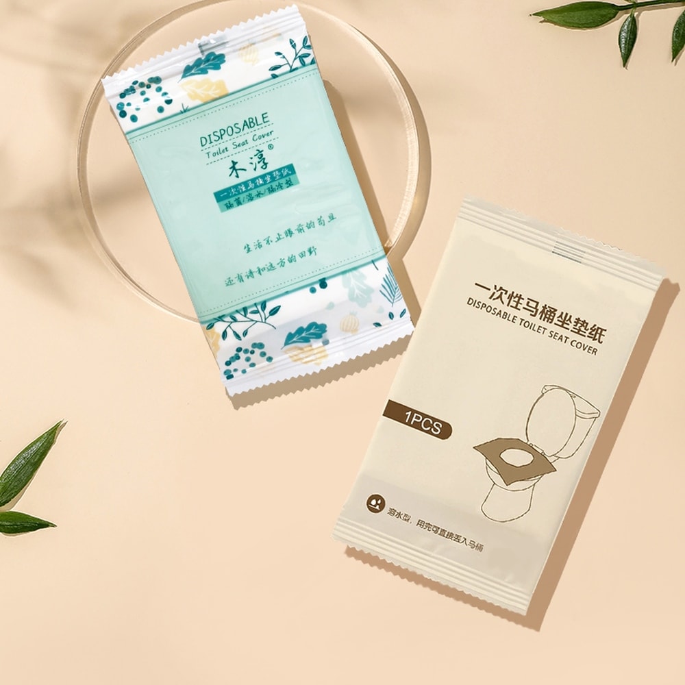 【鮮拾嚴選】一次性馬桶坐墊紙-直邊款/波浪款 (30入/組)