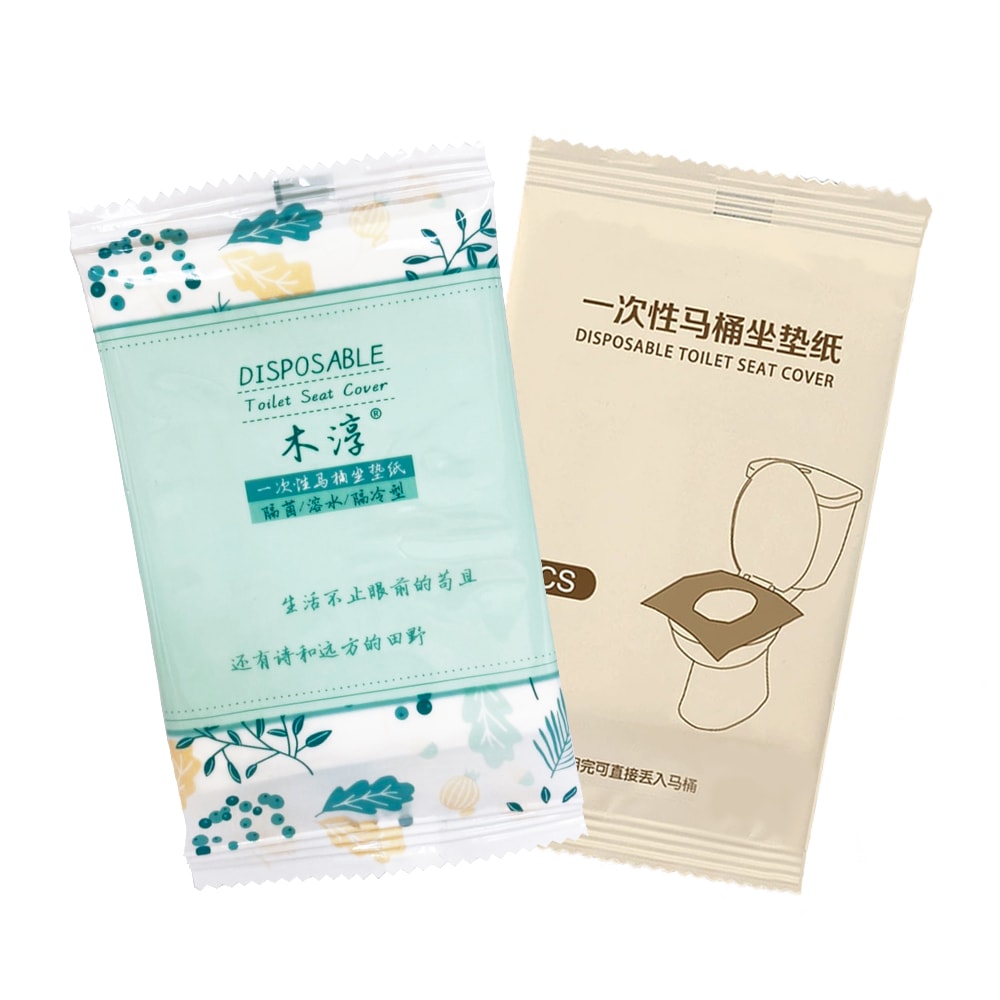 【鮮拾嚴選】一次性馬桶坐墊紙-直邊款/波浪款 (50入/組)