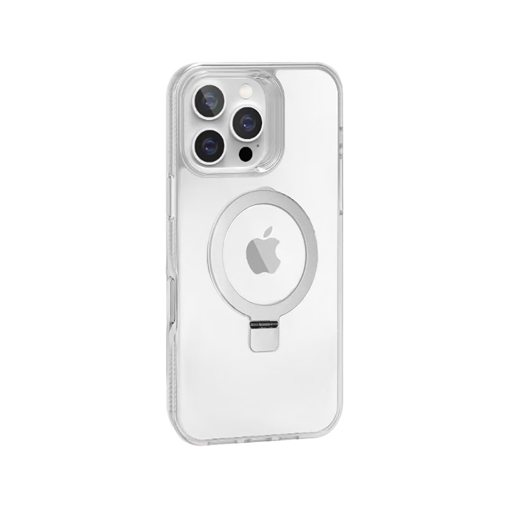 【VOORCA】iPhone 16 Pro Max 6.9吋 磁吸支架 彩邊晶透 減震防摔手機保護殼