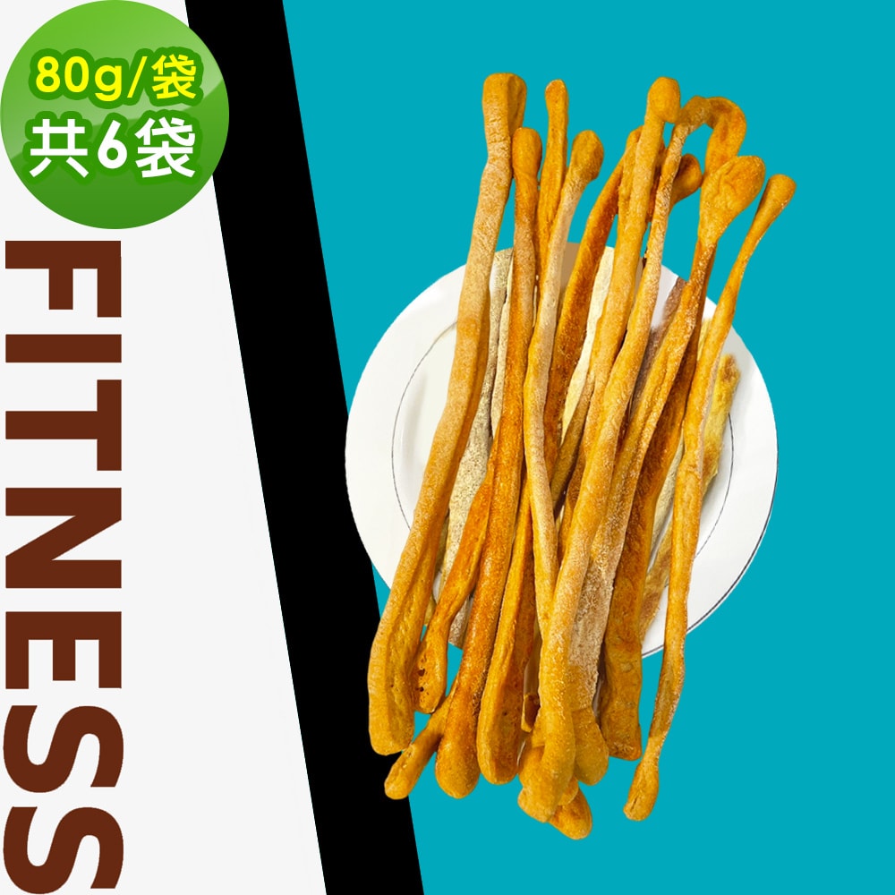 【BUBUFITNESS】低糖高蛋白運動能量棒80gx6袋(271控糖配方 健身 飽足感)(7個工作天出貨)