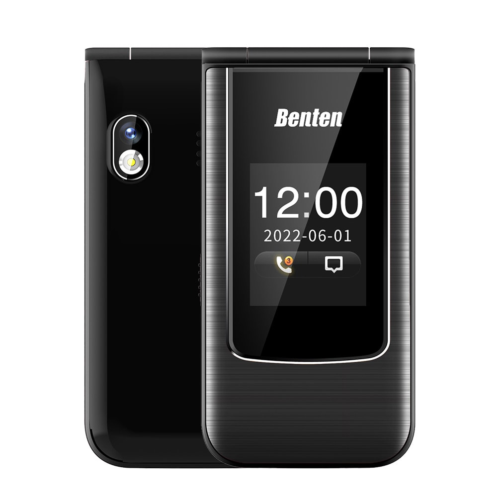 【Benten 奔騰】F62+ / F62 Plus 4G 摺疊手機 雙螢幕摺疊機 老人機 內附座充
