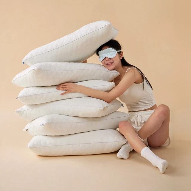 【Blue Bird Bedding 青鳥家居】全支撐枕頭(高枕1.3kg) 2入組