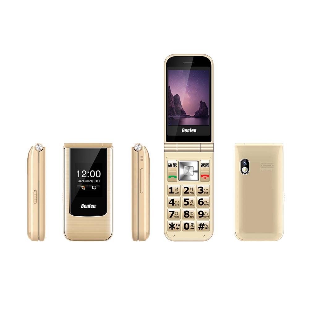【Benten 奔騰】F62+ / F62 Plus 4G 摺疊手機 雙螢幕摺疊機 老人機 內附座充