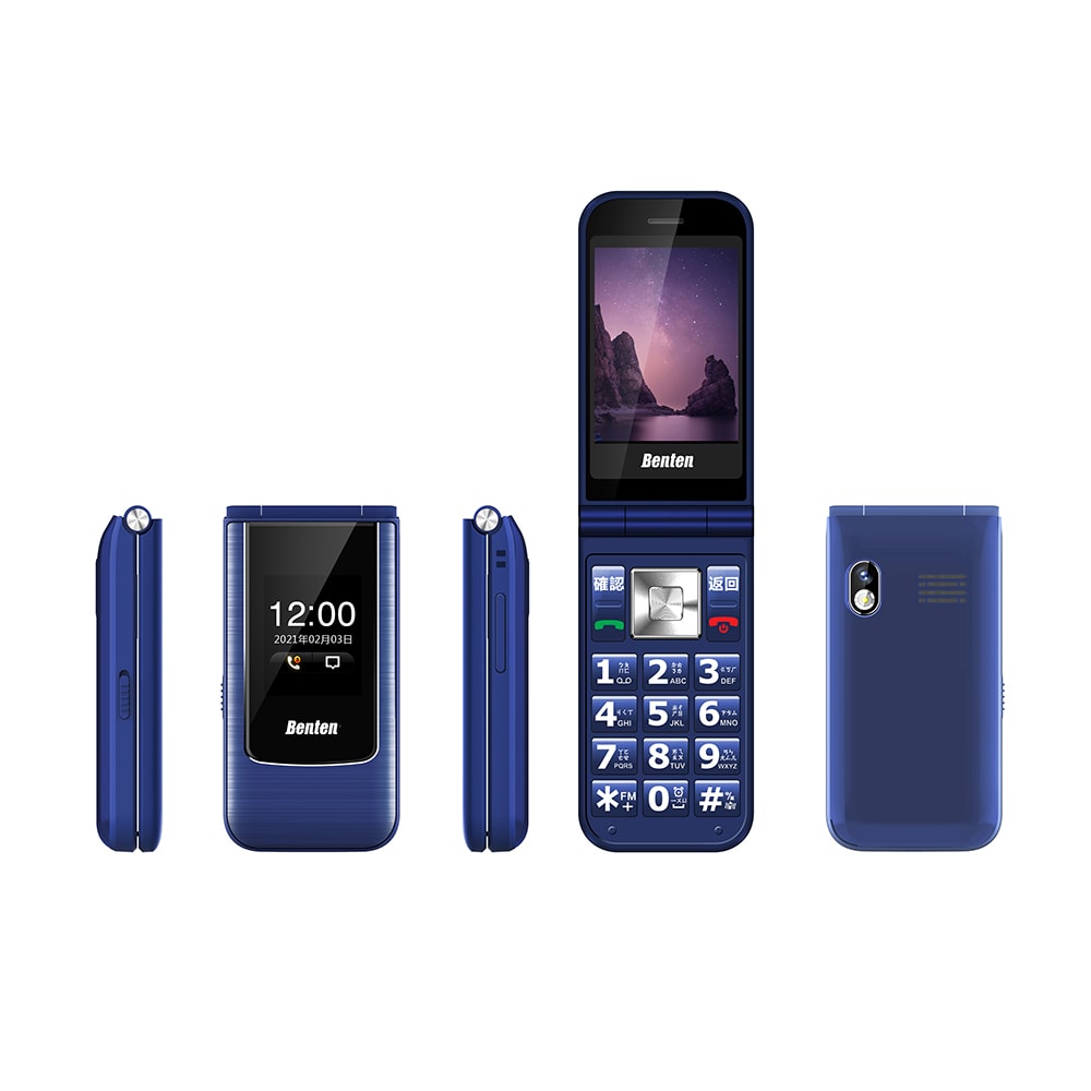 【Benten 奔騰】F62+ / F62 Plus 4G 摺疊手機 雙螢幕摺疊機 老人機 內附座充