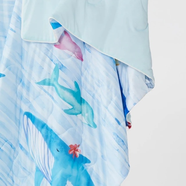 【Blue Bird Bedding 青鳥家居】悠游海洋刨冰印花冰涼被(4色)