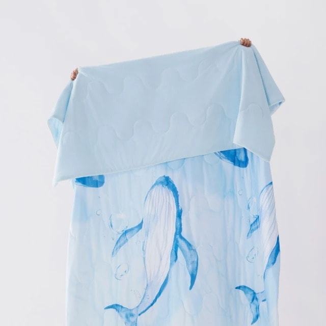 【Blue Bird Bedding 青鳥家居】悠游海洋刨冰印花冰涼被(4色)