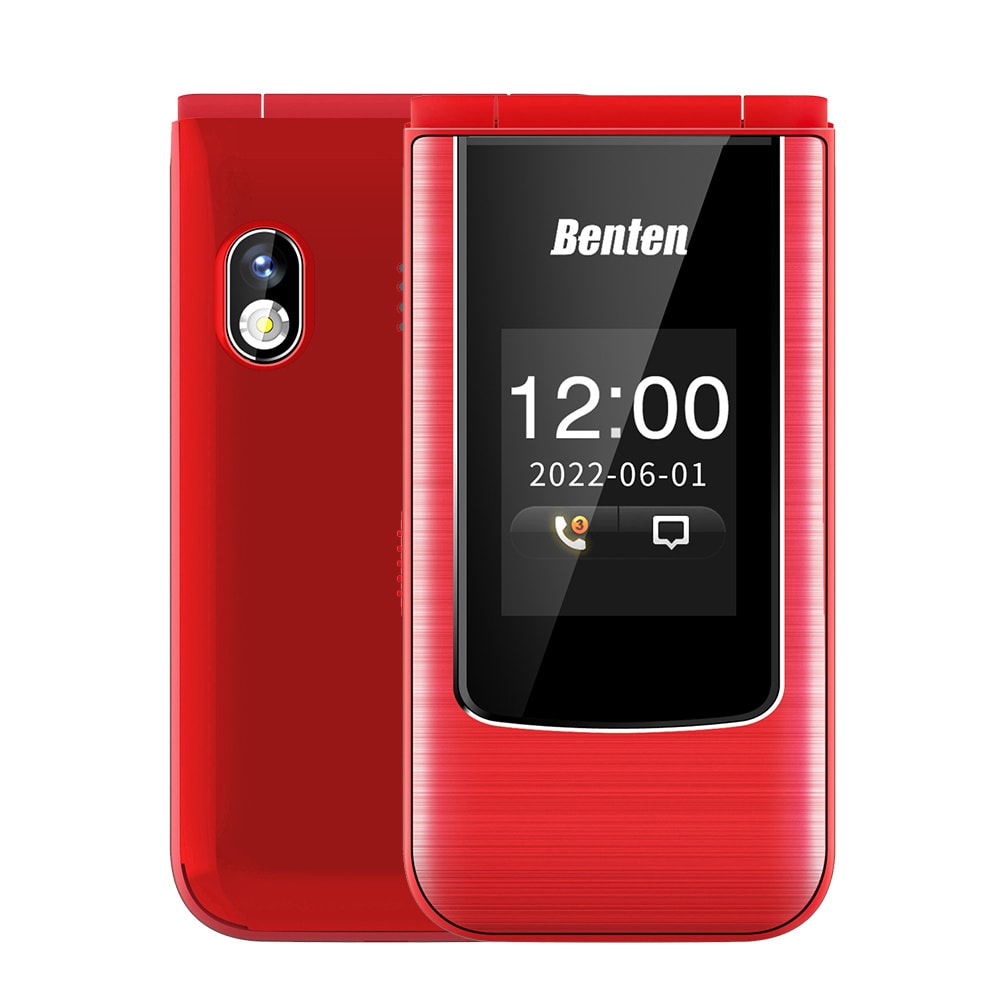 【Benten 奔騰】F62+ / F62 Plus 4G 摺疊手機 雙螢幕摺疊機 老人機 內附座充