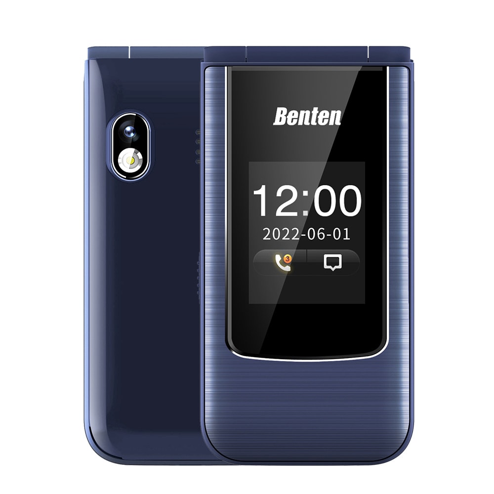 【Benten 奔騰】F62+ / F62 Plus 4G 摺疊手機 雙螢幕摺疊機 老人機 內附座充