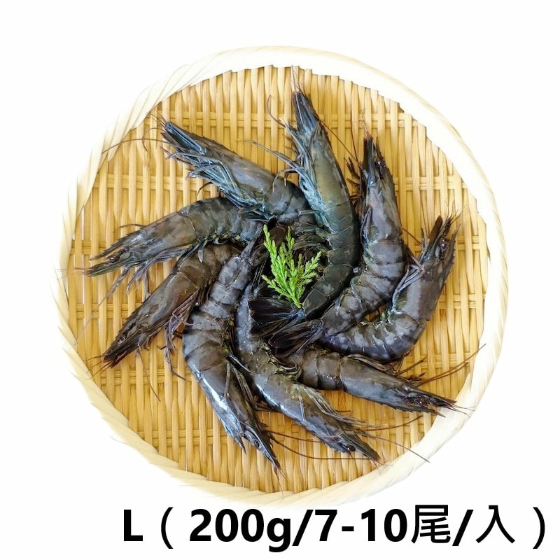 【一夫水產】藍寶石草蝦(L)-4入組(200g/7-10尾/入)