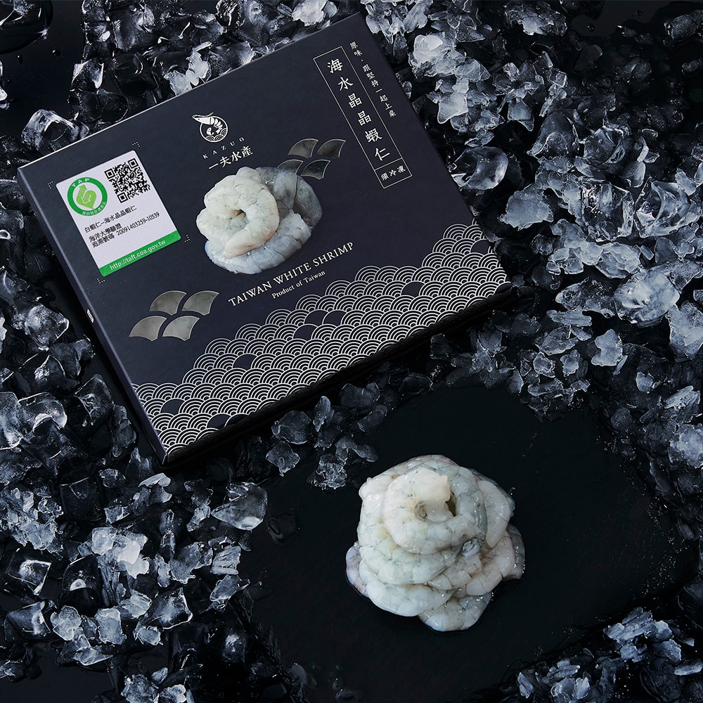 【一夫水產】海水晶晶蝦仁(中)－10入組（100g/14-17顆/入）