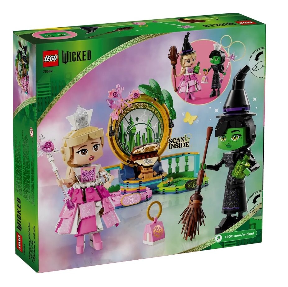 【LEGO 樂高】磚星球〡 75682 魔法壞女巫系列 艾爾法巴和葛琳達玩偶 Elphaba & Glinda Figures