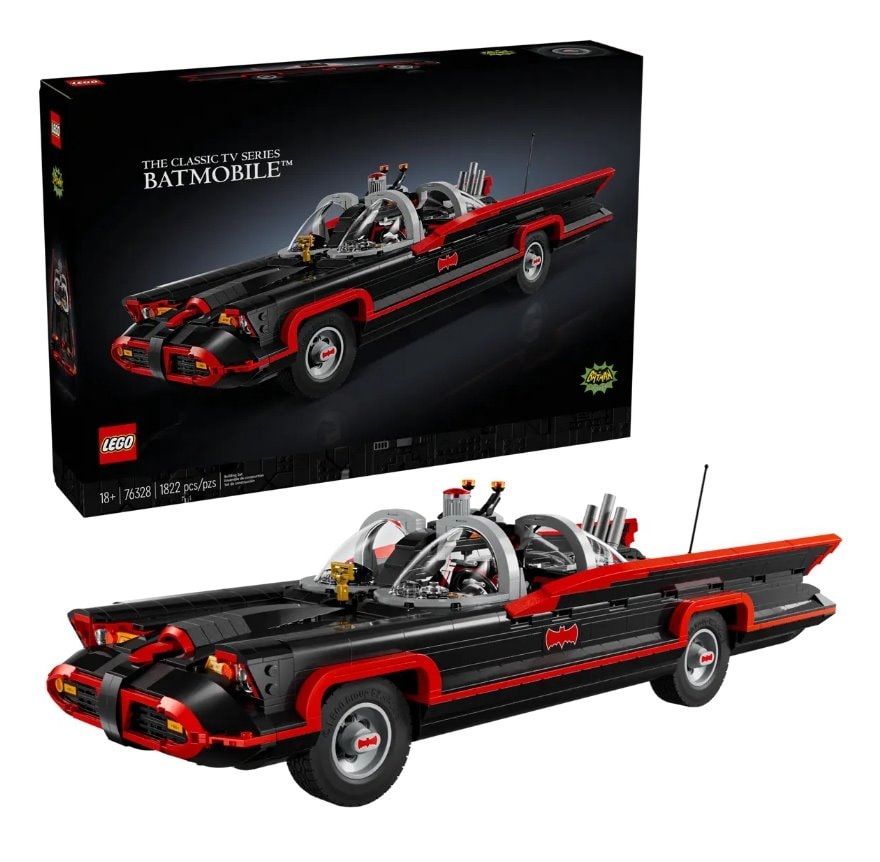 【LEGO 樂高】磚星球〡 76328 蝙蝠俠系列 蝙蝠俠經典電視影集蝙蝠車 Batman™: The Classic TV Series Batmobile(8/1開始出貨)