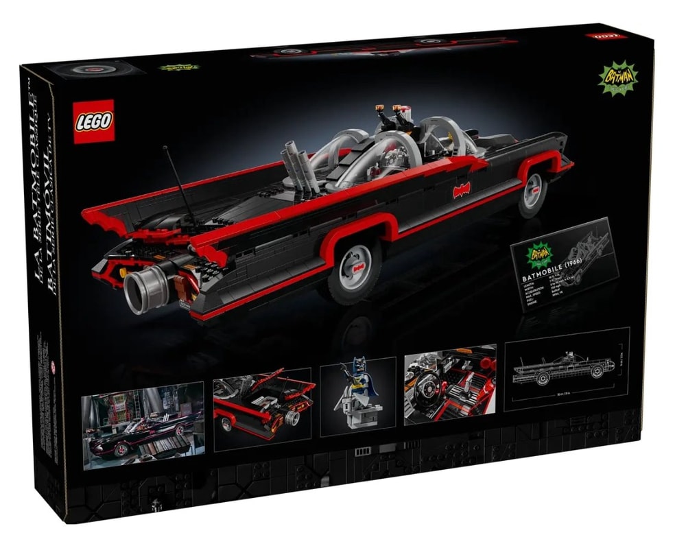【LEGO 樂高】磚星球〡 76328 蝙蝠俠系列 蝙蝠俠經典電視影集蝙蝠車 Batman™: The Classic TV Series Batmobile(8/1開始出貨)