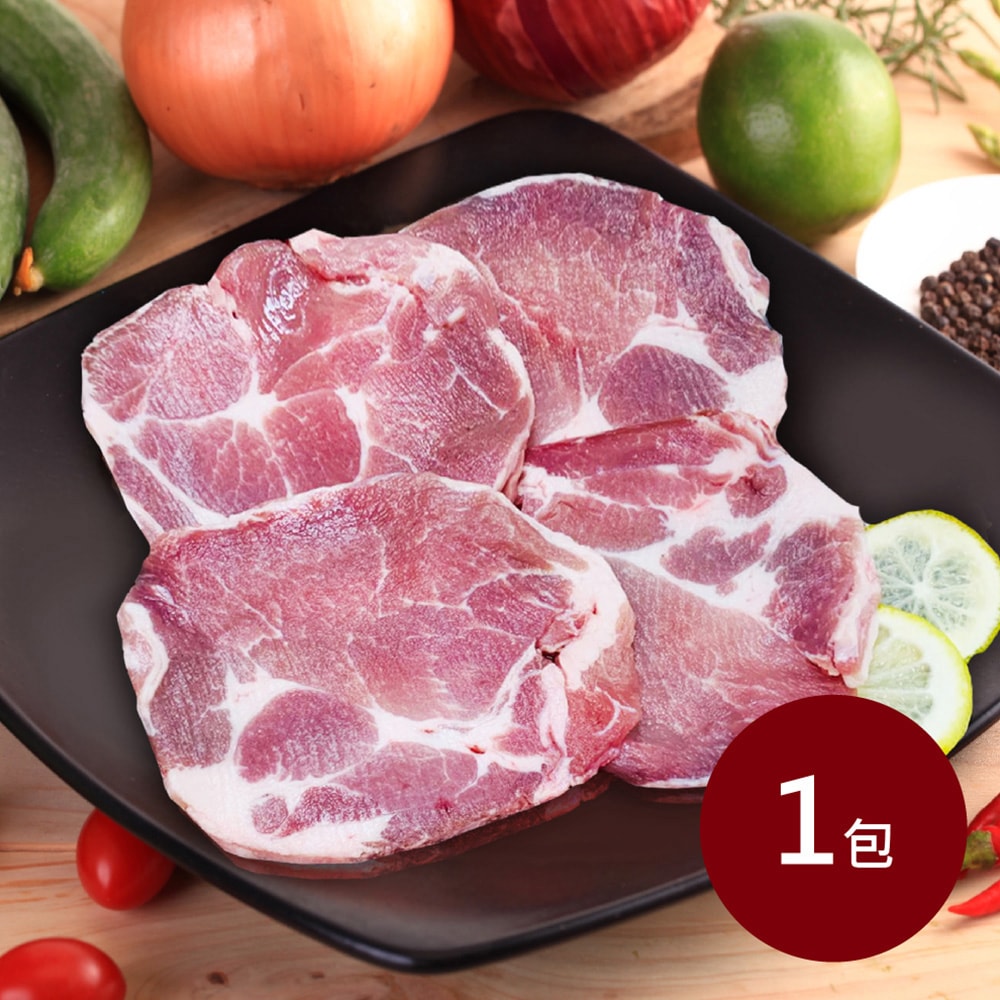 【料里長】頂極原塊梅花豬肉片1包組(1000g/包)
