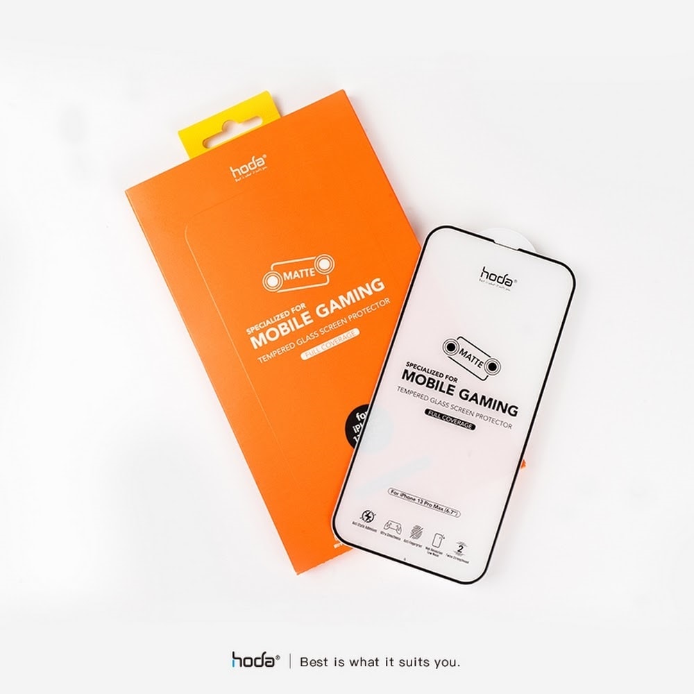 【Hoda】Apple iPhone 16 系列 0.33 2.5D 電競霧面磨砂玻璃保護貼 手遊款 霧面