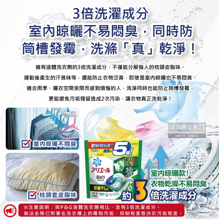 【P&G】酵素強洗淨去污消臭洗衣凝膠球55顆/袋(Ariel去黃亮白洗衣機筒槽防霉洗衣球,Bold持香柔順抗皺洗衣膠囊,家庭號補充包)