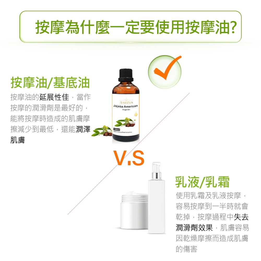 【ANDZEN】安得仁 基底油100ml-荷荷芭油Jojoba(原料澳洲進口) 天然 草本 按摩油 保濕油 基礎油