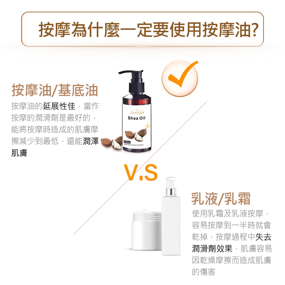 【ANDZEN】安得仁 基底油160ml-(乳木果油/Shea)  天然 草本 按摩油 保濕油 基礎油