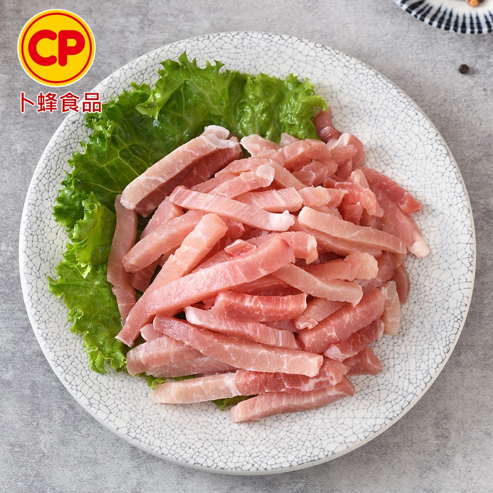 【卜蜂】國產豬 營業用_腿肉絲x12kg(3kgx4包/箱_箱購.量販.適店家.批發)