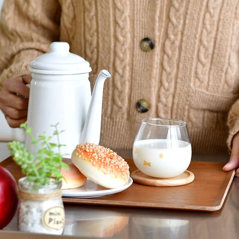 【Miffy 米飛】牛奶玻璃對杯組 玻璃杯 咖啡杯 牛奶杯 對杯 玻璃杯禮盒 杯子禮盒 禮盒