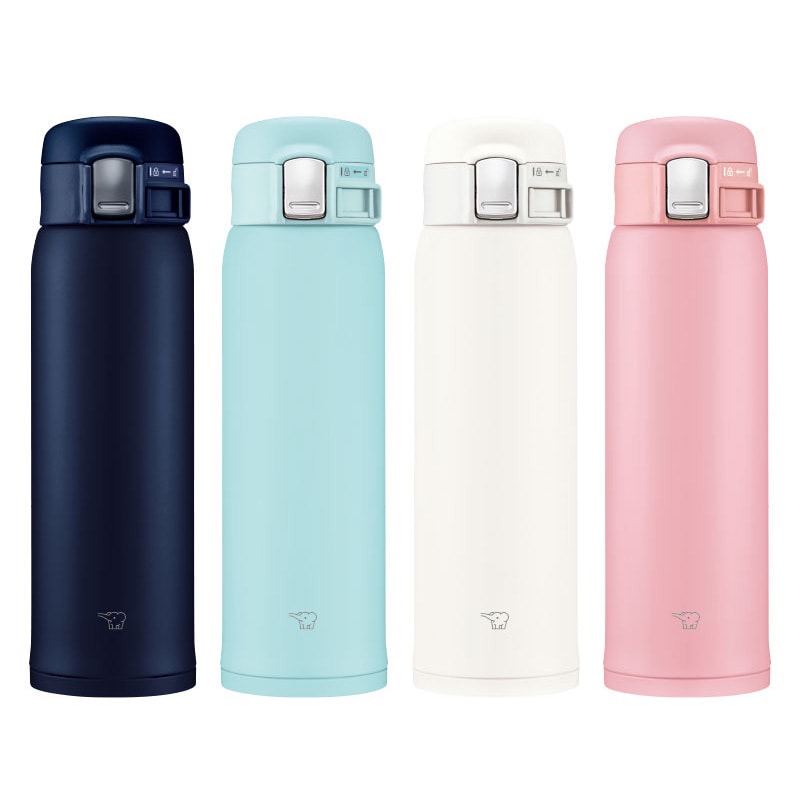 【象印】【SM-SF48-AM】ONE TOUCH 彈蓋不鏽鋼真空保溫瓶 保溫杯-480ML (天空藍)