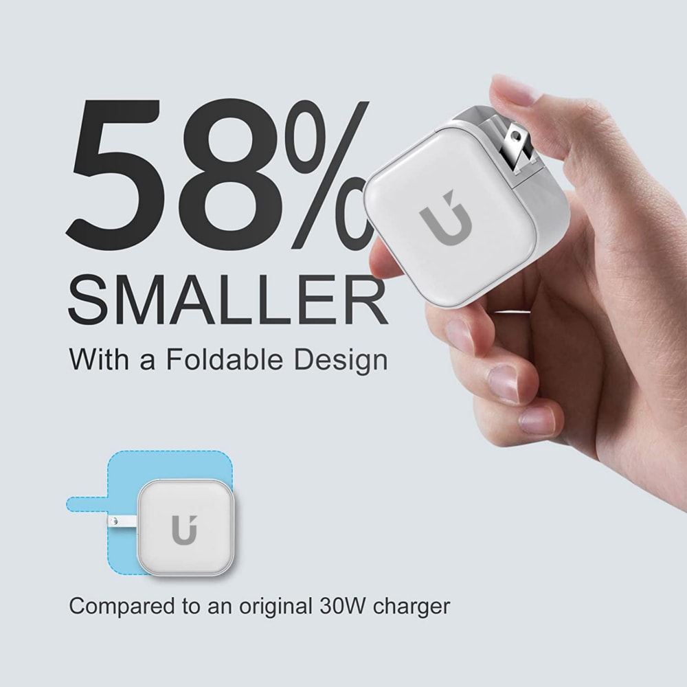 【UKKO】進階版 67W GaN氮化鎵 mini 急速充電器 (白)