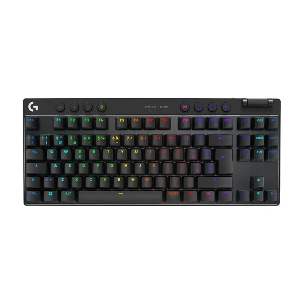 【Logitech 羅技】羅技G Pro X LIGHTSPEED 無線機械式 TKL遊戲鍵盤 (三色)