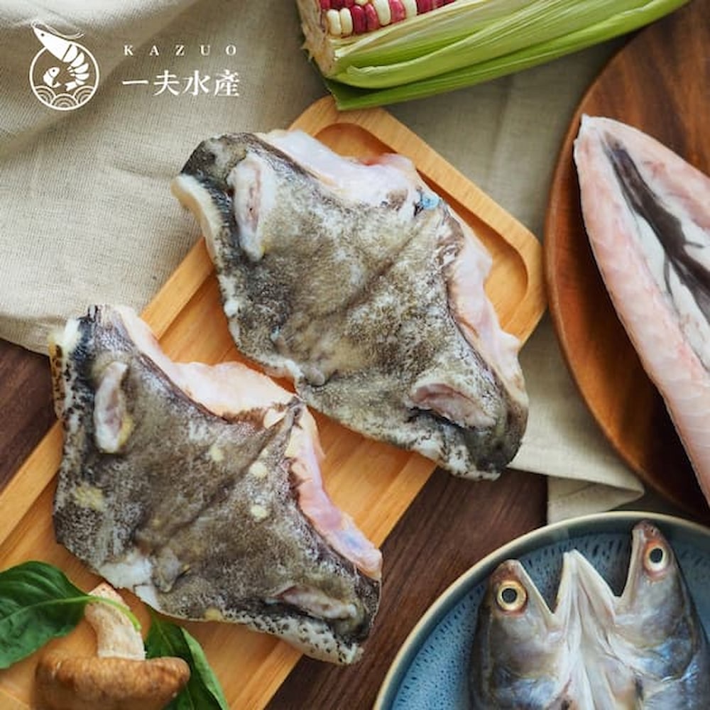 【一夫水產】龍虎斑魚下巴-4入組(300g/2-3片/入)