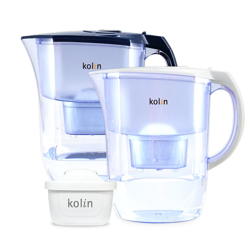 【Kolin 歌林】3.8L四重精濾濾水壺(內含四重濾芯*1/適用Brita)