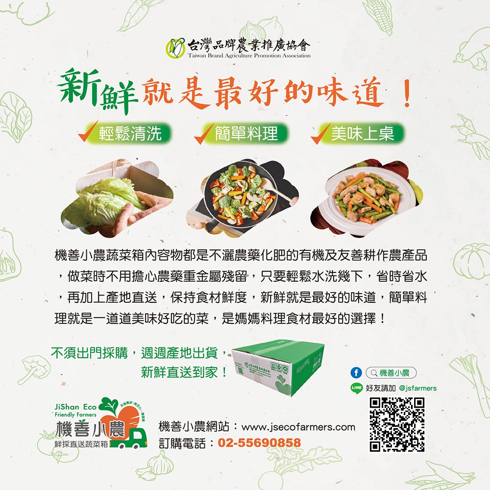 【機善小農】花蓮縣 蔬菜箱_經濟箱9件蔬菜箱(每週出箱)(有機友善/產地鮮採直送/支持家鄉好農產)