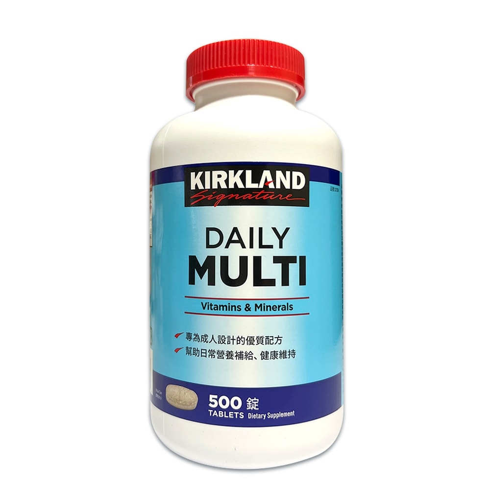 【Kirkland Signature 科克蘭】成人綜合維生素錠 500錠
