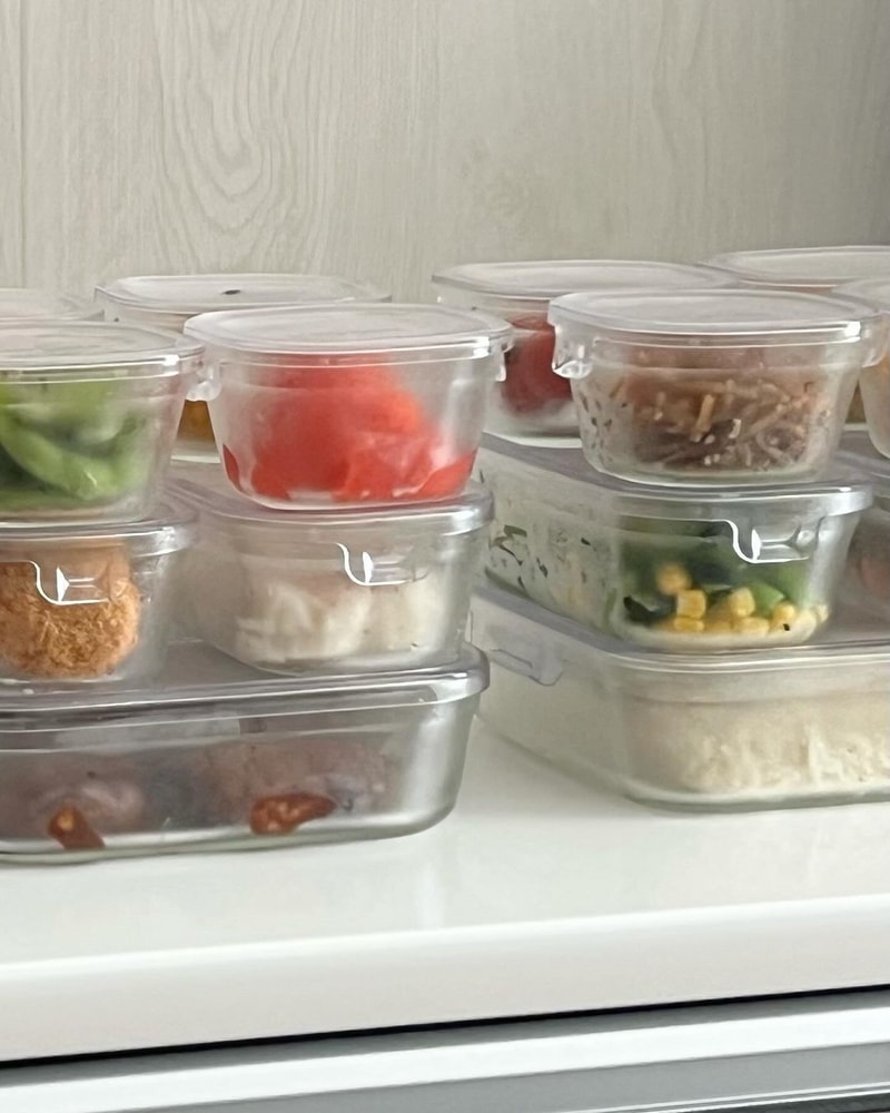 【iwaki】日本玻璃麗茶急須茶壺+4入200ml玻璃微波盒-5入組(原廠總代理)