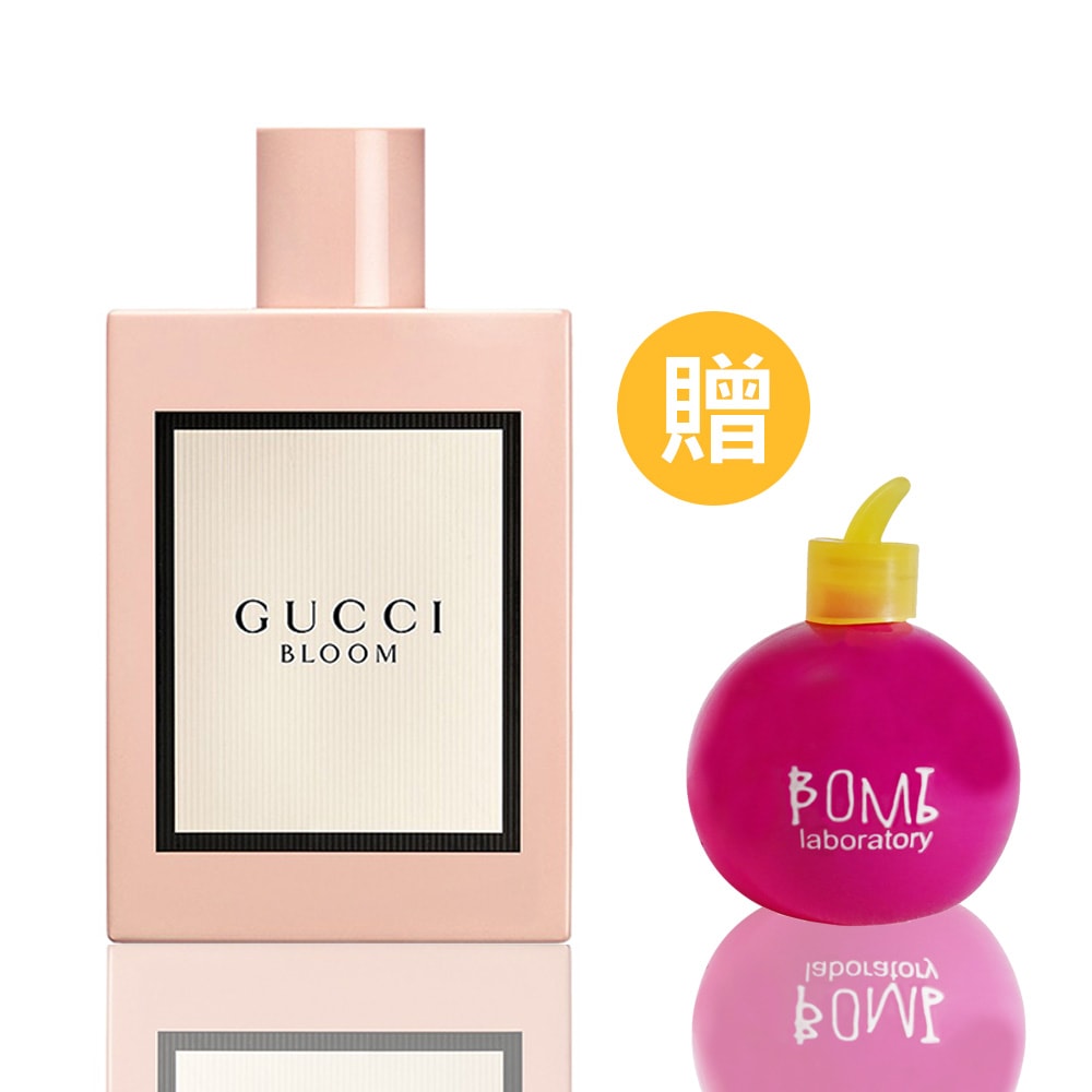 【GUCCI 古馳】GUCCI 花悅女性淡香精 100ML(原廠公司貨)+品牌專櫃小香水(隨機出貨不挑款)