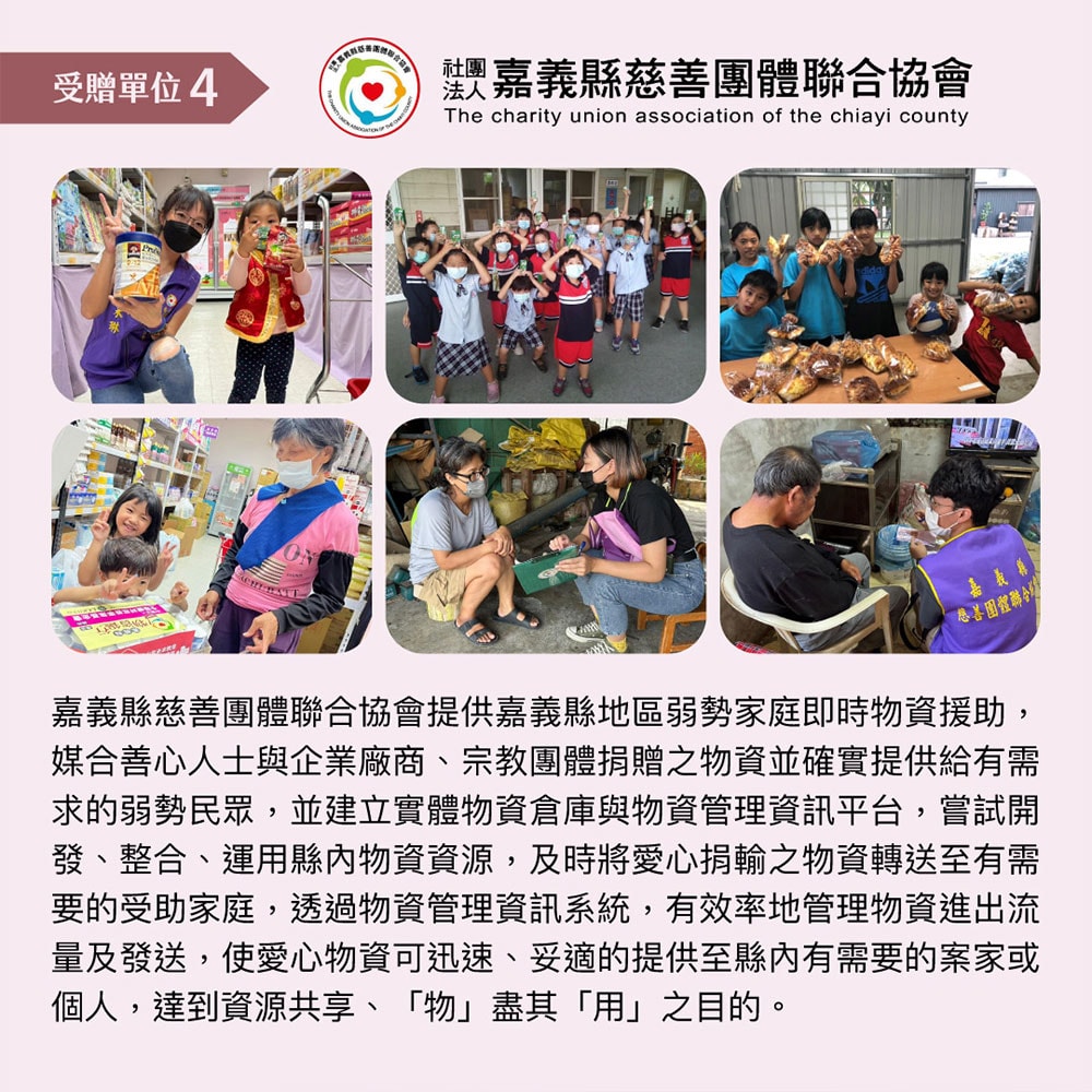 【公益捐贈】《NPO channel》集食送愛《為成長孩童的營養均衡》菜品聯合募集 (購買者不會收到商品)-常態公益-當月訂單集購次月中旬出貨