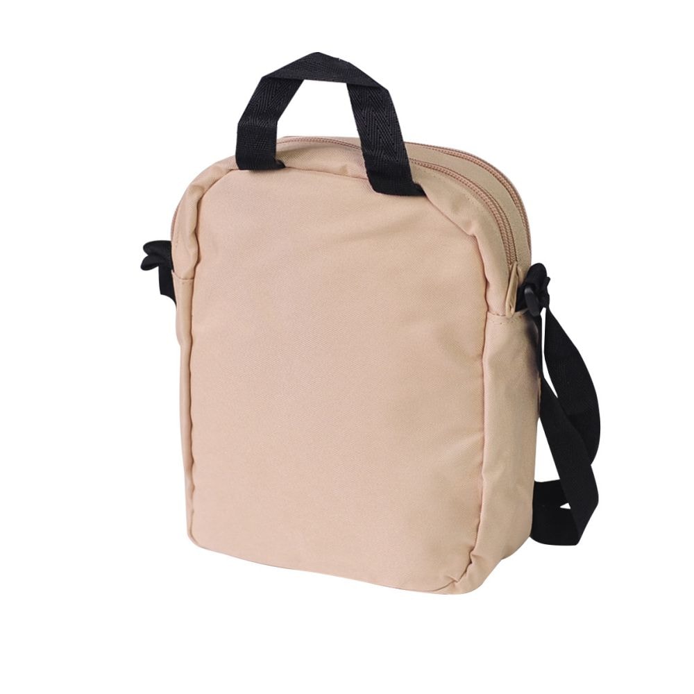 【HUGGER】好飽包跨肩包 奶茶色 (斜單側背/休閒/戶外/出遊/大人/輕量/隨身包/旅行)