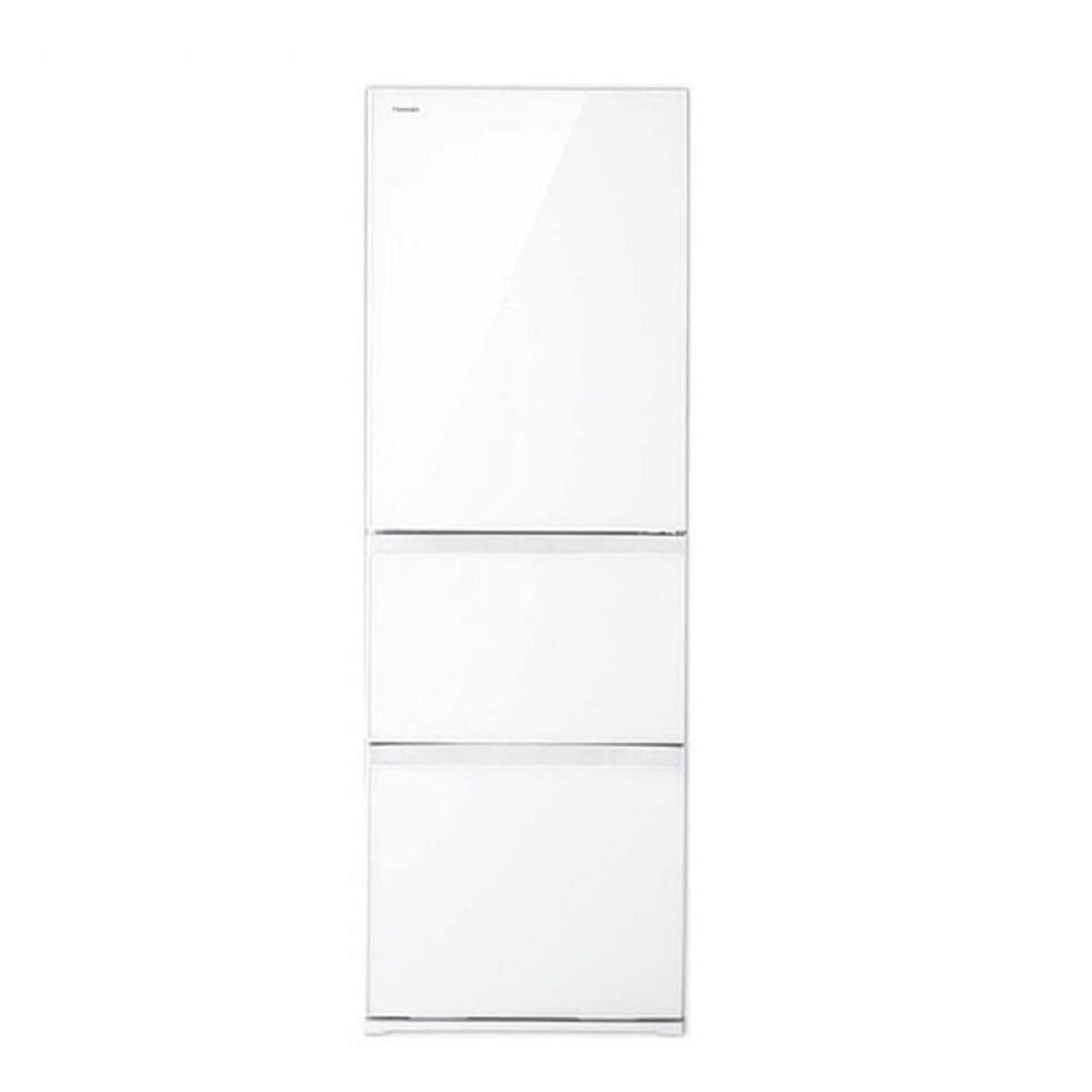 【TOSHIBA 東芝】預購無現貨 無邊框玻璃三門變頻冰箱366公升 GR-RB469WE-PGT(21)