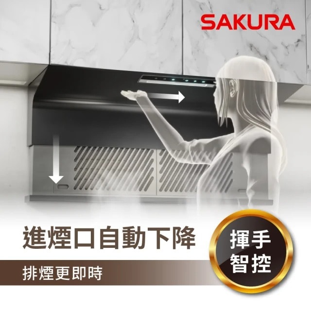 【SAKURA 櫻花】近吸除油煙機-近吸隱藏系列-全隱藏R7351(基本安裝原廠保固)