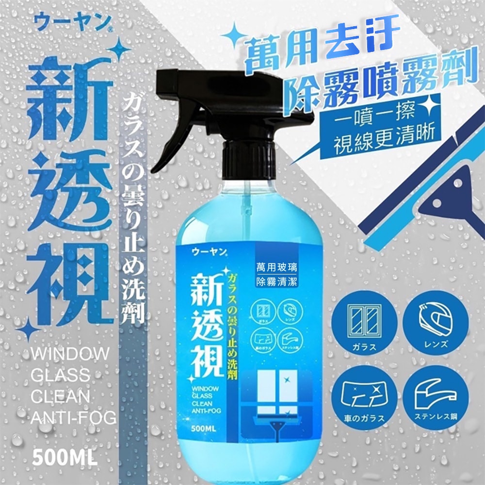 【U-like】新透視萬用玻璃除霧噴霧