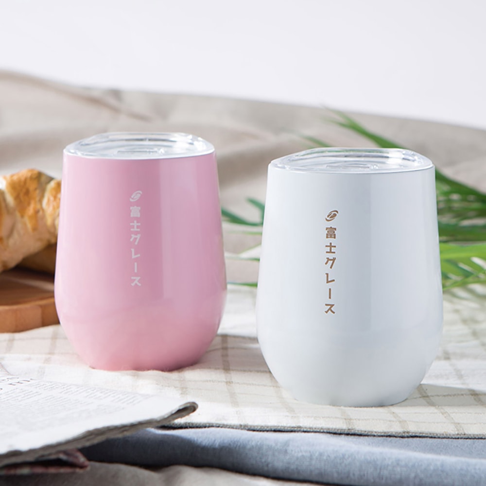 【FUJI-GRACE 日本富士雅麗】1壺2杯保溫暖心組｜316不鏽鋼快開咖啡保溫壺1700ml x1 + 陶瓷塗層蛋型杯350ml x2 (3件/組)