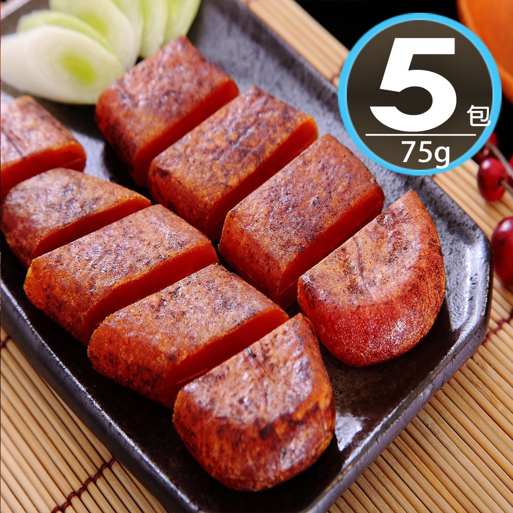 【華得水產】碳烤一口包野生烏魚子5包組(75g/包)