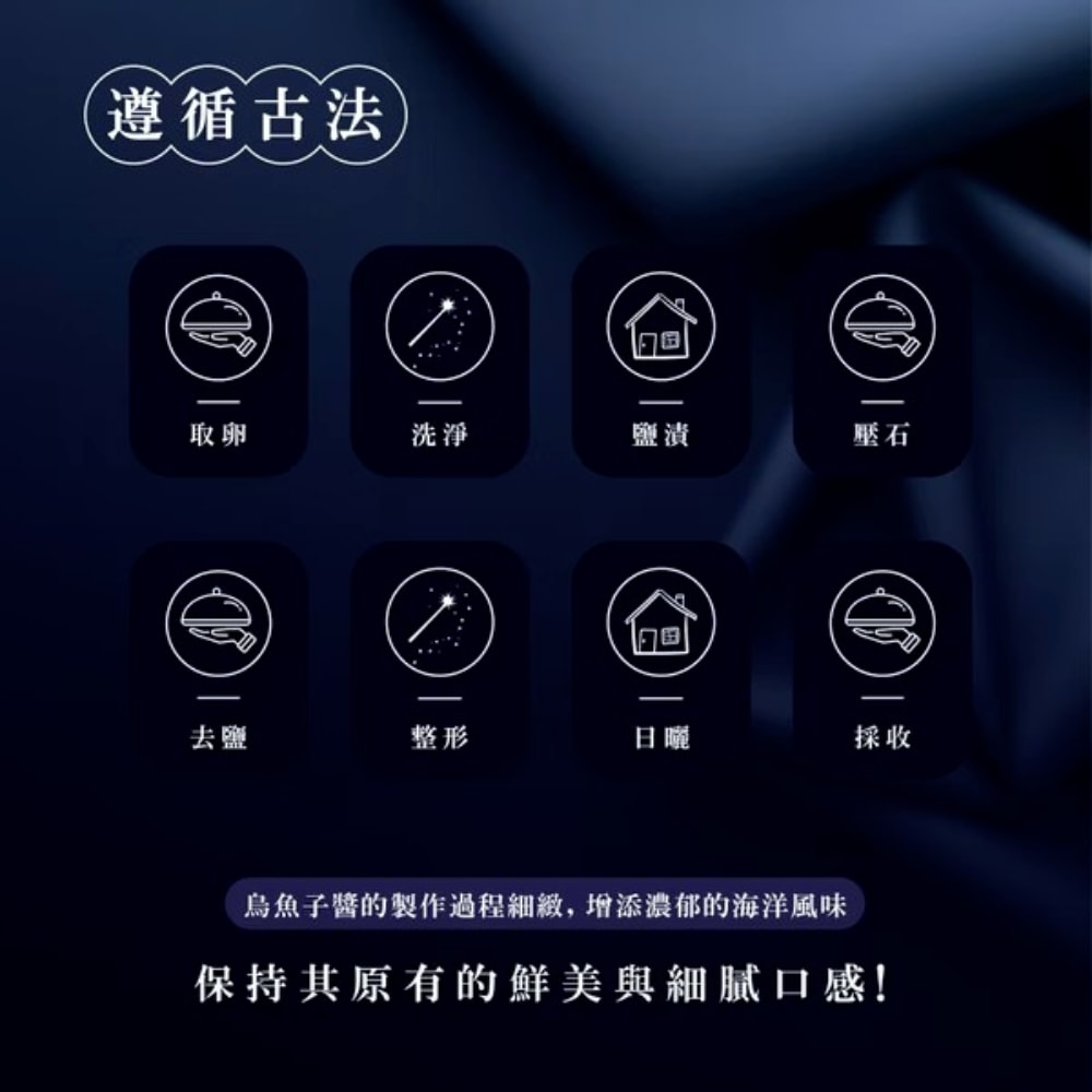 【初誠良物】野生厚切一口烏魚子x1袋(75g/袋)