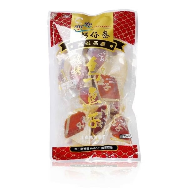 【梓官區漁會】野生烏魚子一口包禮盒3兩-3入組