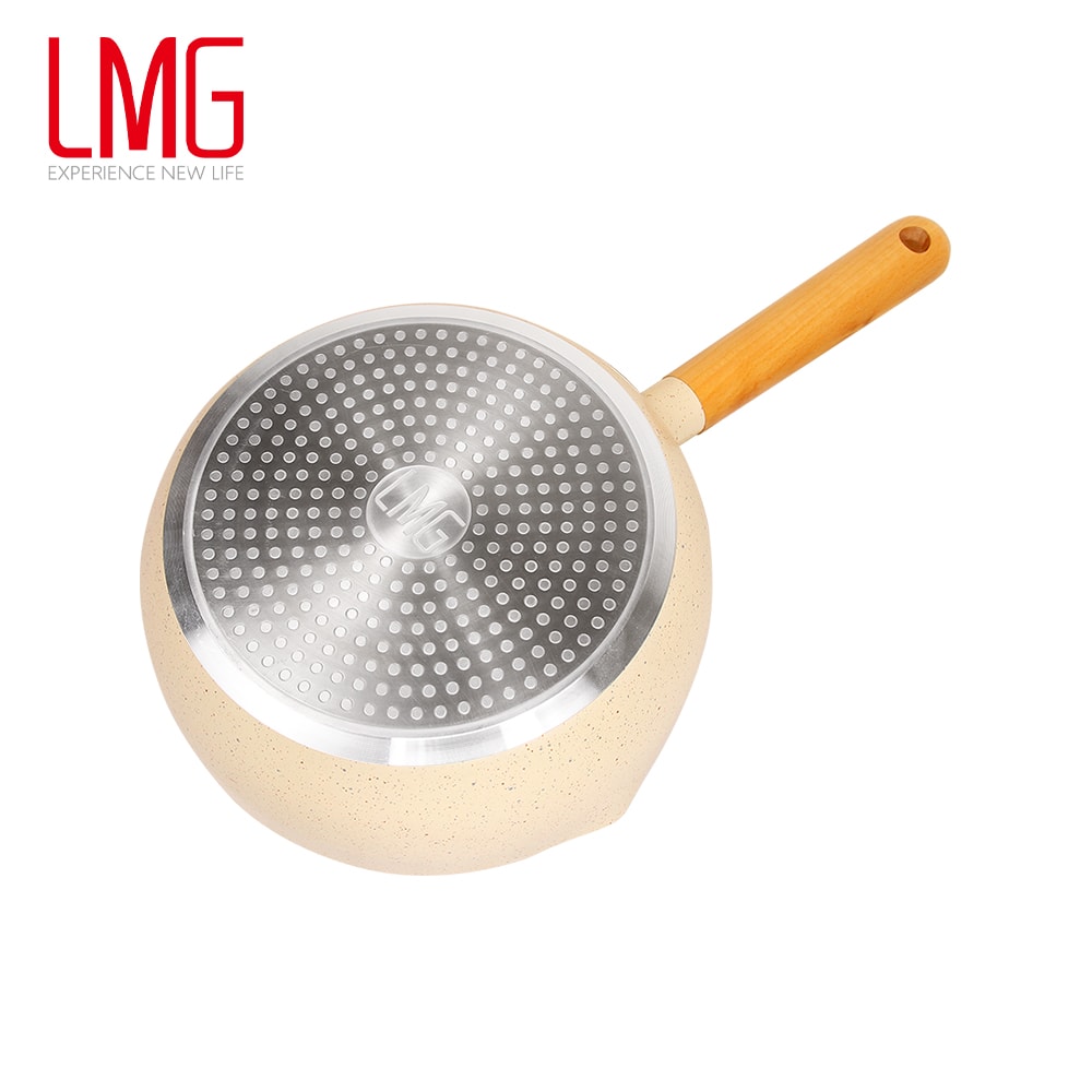 【LMG】香草系列不沾雪平鍋22cm(含蓋)