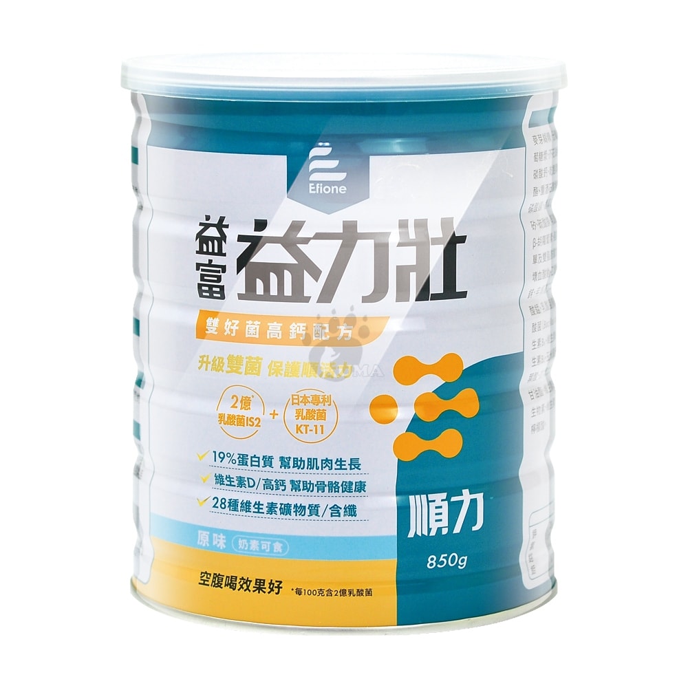 【益富】益力壯順力雙好菌高鈣配方 850g/1瓶